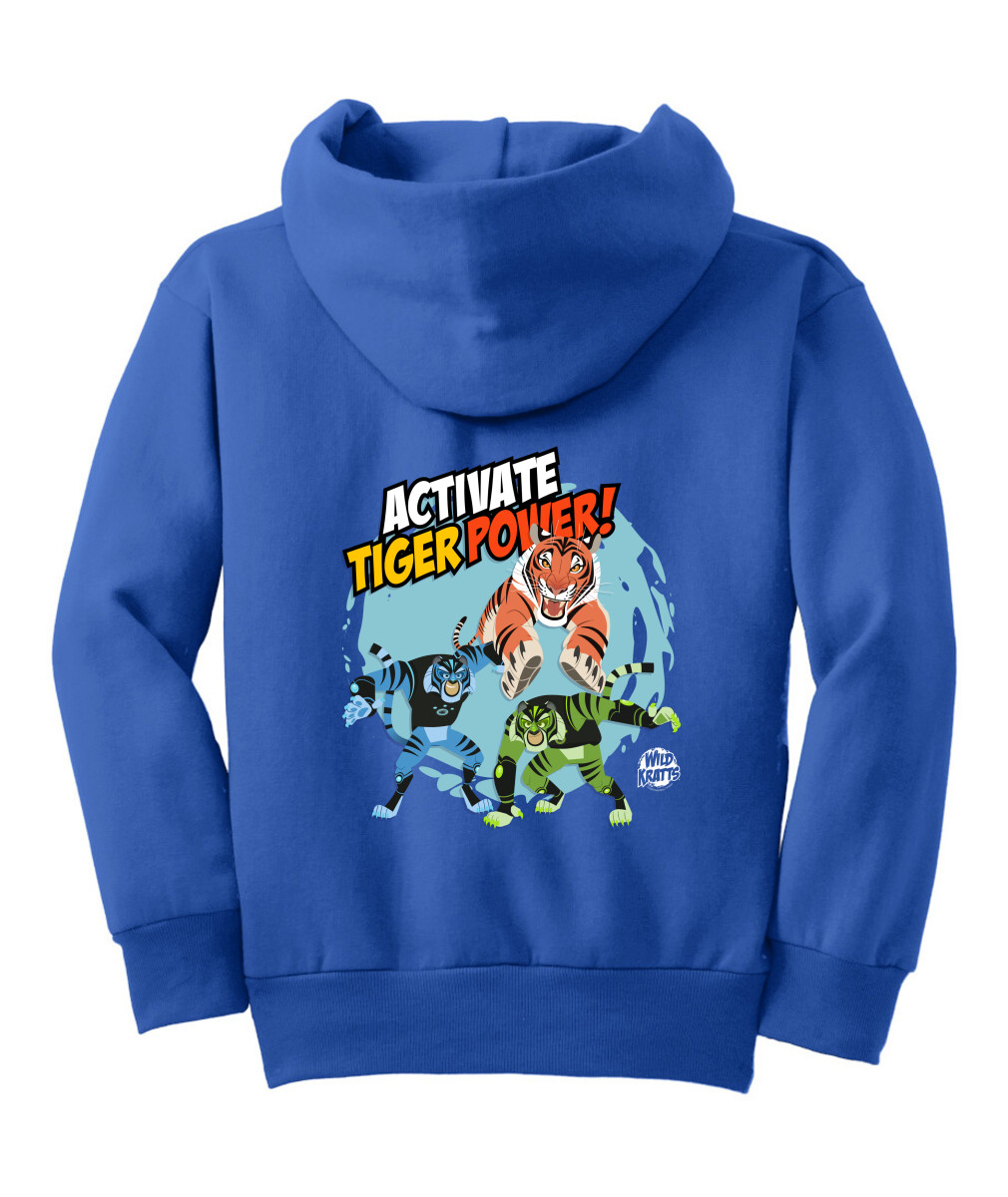 Activate Tiger Power Kids Pullover Hoodie | The Official Wild