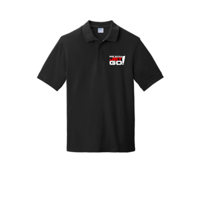 Ready Jet Go! Logo Embroidered Men's Polo 