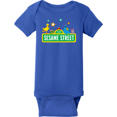 Sesame Street Stars Baby Rib Bodysuit