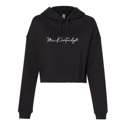 NEW Mr KY script Women’s Lightweight Cropped Hooded