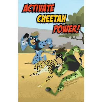 Wild Kratts "Activate Cheetah Power" Greeting Card