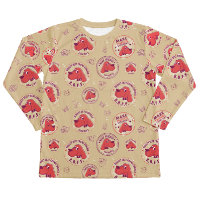 Clifford the Big Red Dog Sweatsuit Top - Adult Unisex