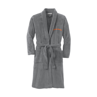 I LOVE YOU BUNCHES! Embroidered Plush Microfleece Shawl Collar Robe
