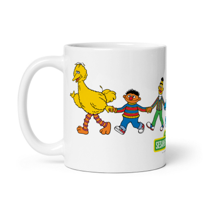 Sesame Street Friends Walking Together Mug