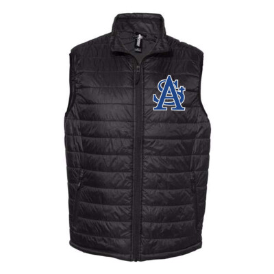Independent Trading Co. - Puffer Vest Embroidered or Similar
