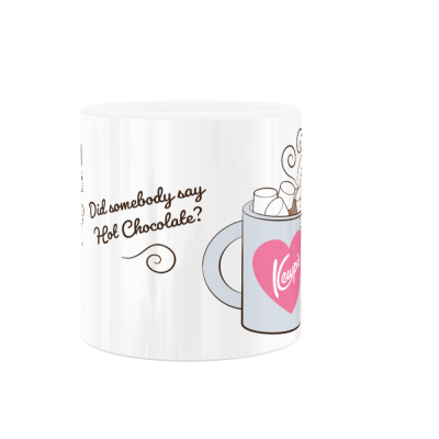 Kewpie® / Hot Chocolate - 11oz White Ceramic Mug