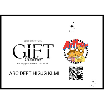 Arthur Gift Card  $25 - $250