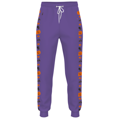 Wild Kratts Pumpkins & Bats Purple Joggers - TODDLER
