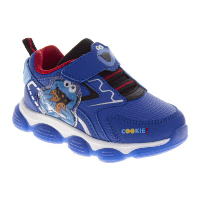 Sesame Street Boys' Cookie Monster Light Up Sneakers (Toddler/Little Kids)