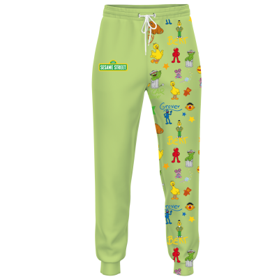 Sesame All-Star Doodles Green – Toddler Joggers
