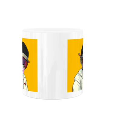 Brozo #3374 11oz White Ceramic Mug kkoteg