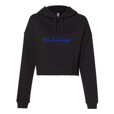 NEW Mr KY script- Women’s Lightweight Cropped Hooded