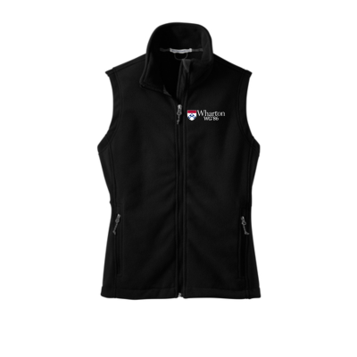 Wharton WG'86 Classic Logo "With" (the Apostrophe) Women's Fleece Vest