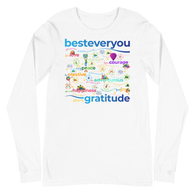Best Ever You Collage Unisex Long Sleeve Tee | Bella + Canvas 3501