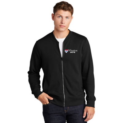 Wharton WG'86 Sharpie Logo " With" (the Apostrophe) Men's  Lightweight French Terry Bomber