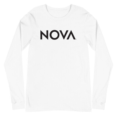 NOVA Black Logo Adult Long Sleeve T-shirt