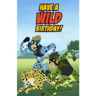Wild Kratts "Have a Wild Birthday!" Greeting Card