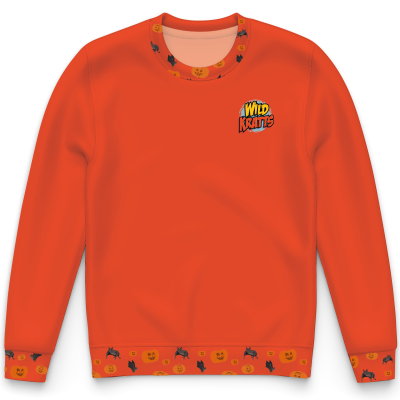 Wild Kratts Pumpkins & Bats Orange Sweatshirt - YOUTH