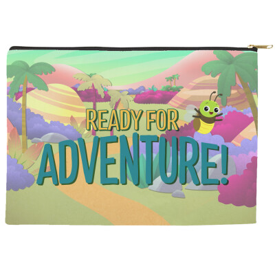 "Ready for Adventure" Lenny Special Adventure Zipper / Pencil Pouch