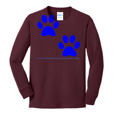 Li'l PET HOSPITAL YOUTH UNISEX "This T-Shirt Is Making A Difference... And So Am I!"  Long Sleeve T-Shirt PRINTED ON FRONT & BACK