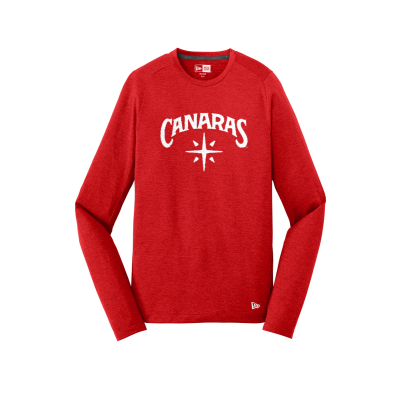 Canaras New Era Long Sleeve Tee - Scarlet Red