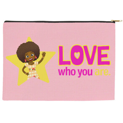 "Love Who You Are" [Pink] Ms. Tab Zipper / Pencil Pouch