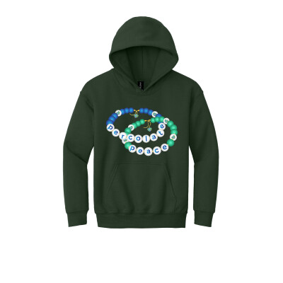 Percolate Peace Era Gildan - Youth Heavy Blend Hooded Sweatshirt. 18500B