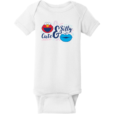 Sesame Street Cute & Silly Baby Rib Bodysuit