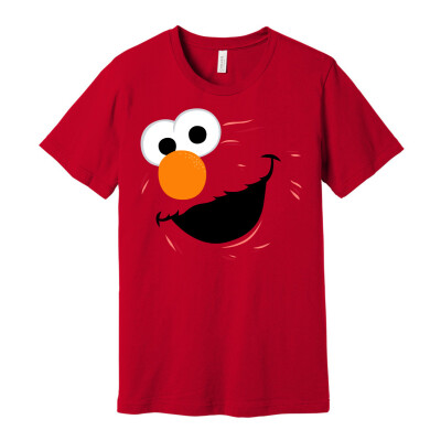Elmo Face Adult T-Shirt