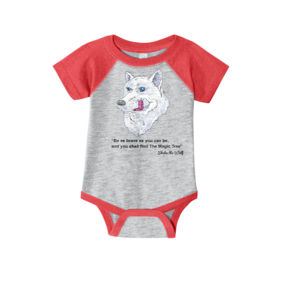 Sheba the Wolf Onesie – Courage