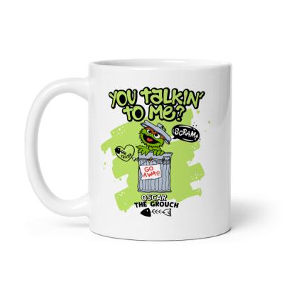 Sesame Street Oscar the Grouch Trash Talk Mug