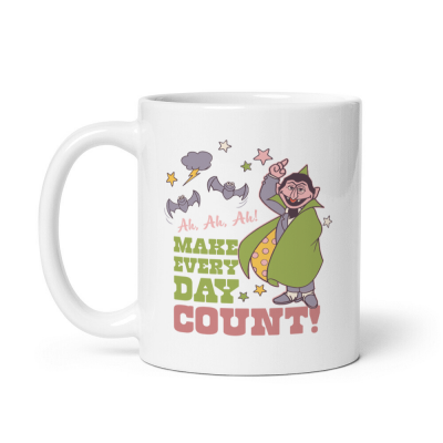 Sesame Street The Count Make Every Day Count Mug