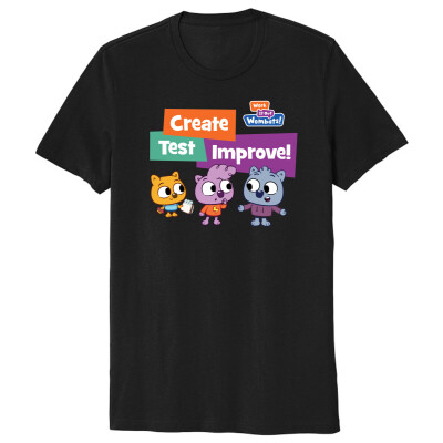 CREATE TEST & IMPROVE! Wombats Adult Shirt