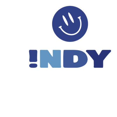 Youth  INDY Smile Core Fleece Pullover Embroidered Hooded Sweatshirt