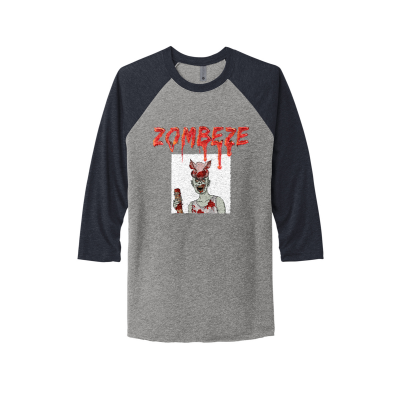 Next Level™ Zombeze Unisex Tri-Blend 3/4-Sleeve