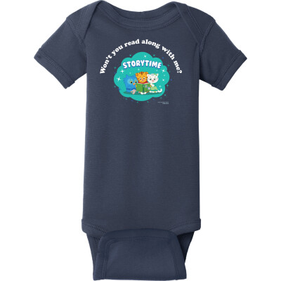 Daniel Tiger Storytime Baby Onesie