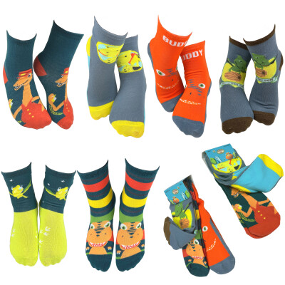 Dinosaur Train All Aboard Kids Socks - 6 Pair