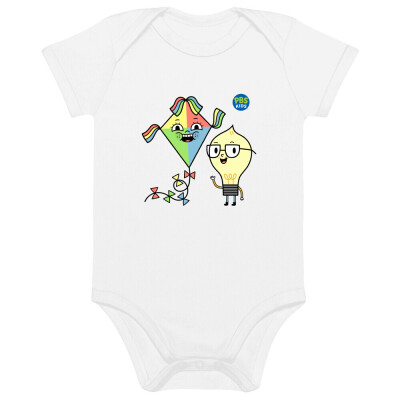 Watt + Windy Organic Cotton Baby Bodysuit