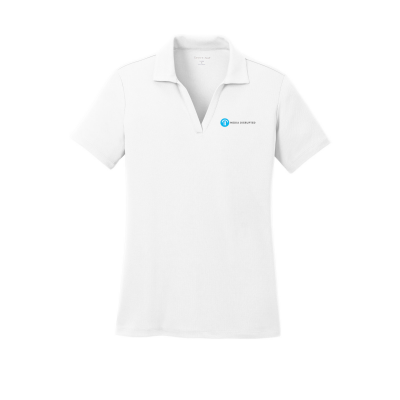 Media Disrupted - Women's Embroidered Ultrafine Mesh Polo