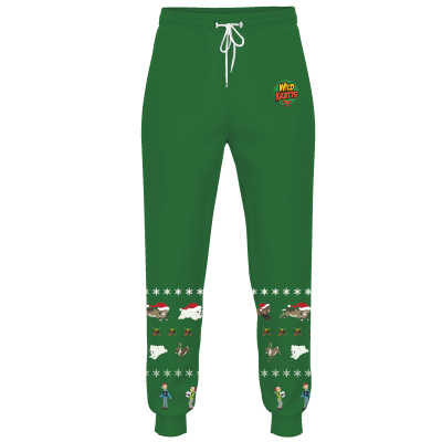 Wild Kratts Holiday Creature Rescue Green Joggers - YOUTH