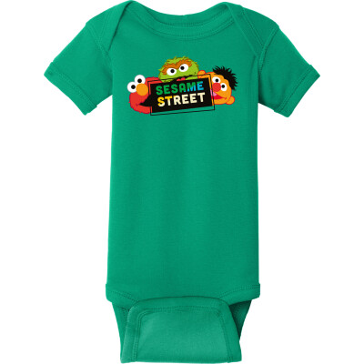 Sesame Street Trio Baby Rib Bodysuit