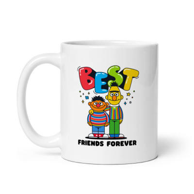 Sesame Street Bert & Ernie Best Friends Forever Mug