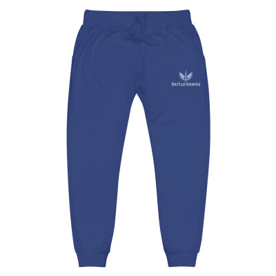 Battlehawks - Adult Embroidered Unisex Fleece Sweatpants