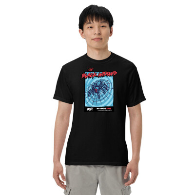 Black Widows - Men's Garment-Dyed Heavyweight T-Shirt