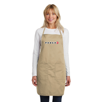 Embroidered Full-Length Apron