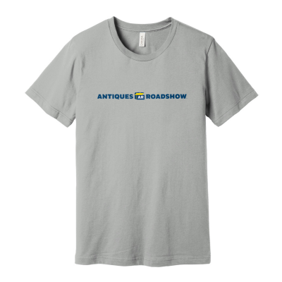 ANTIQUES ROADSHOW Navy Logo Adult T-shirt