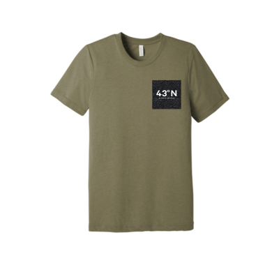 43°N Topography Patch T-Shirt