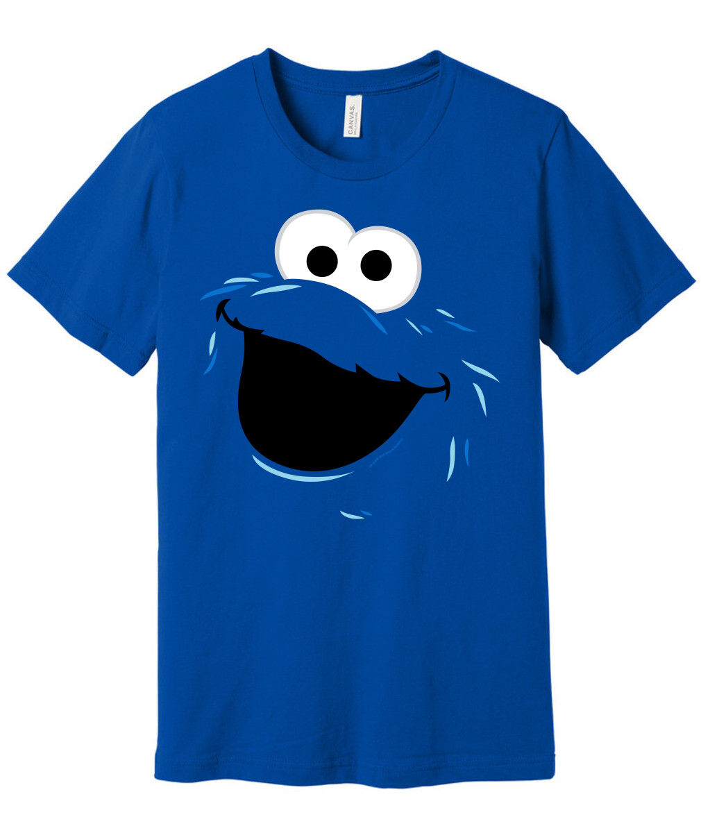 Cookie Monster Face Toddler T-Shirt