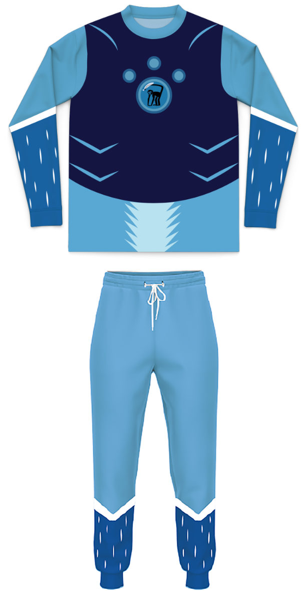 Spider Monkey Creature Power Suit Youth Performance Long Sleeve Tee