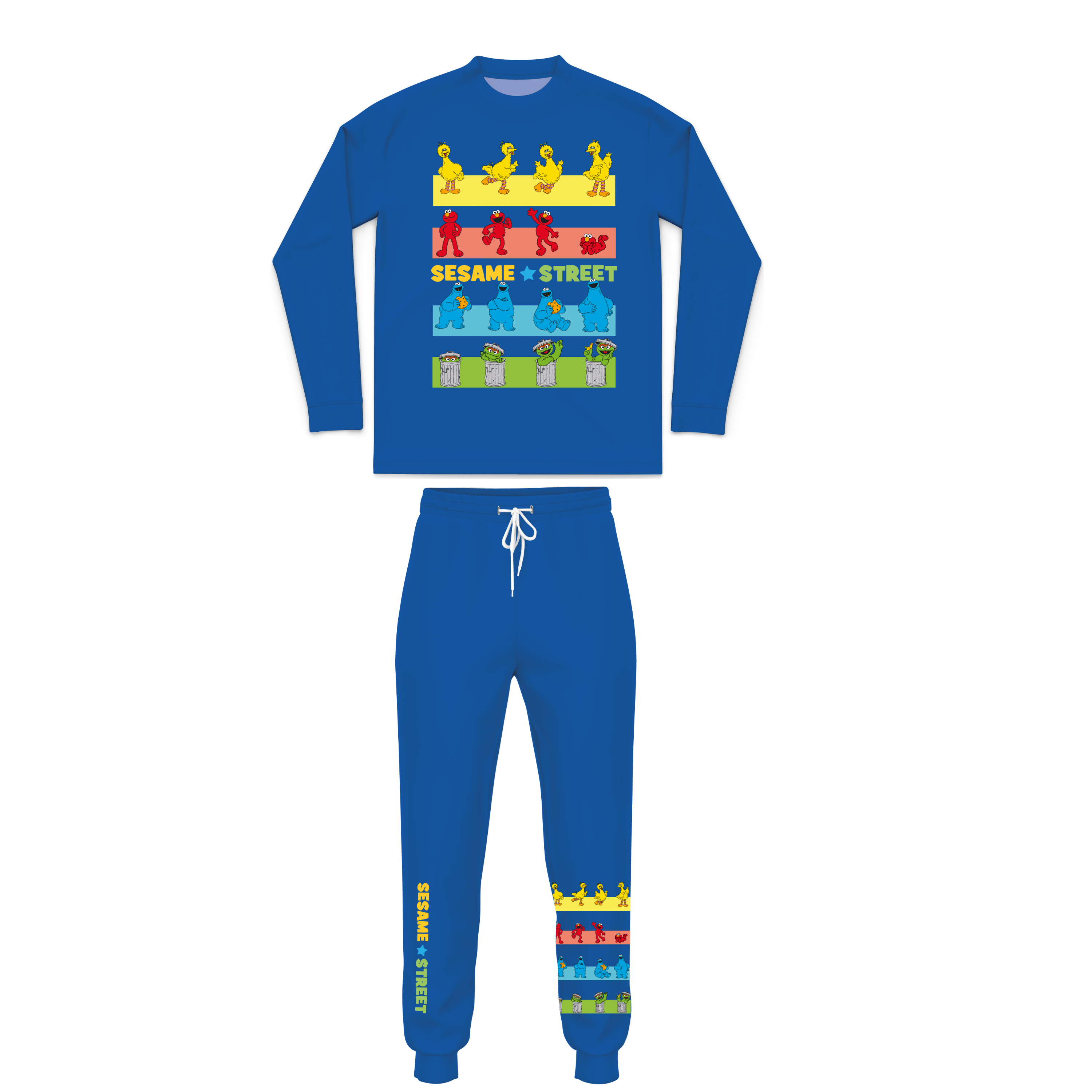 Sesame Street Character Lineup Matching Separates – Toddler to Adult